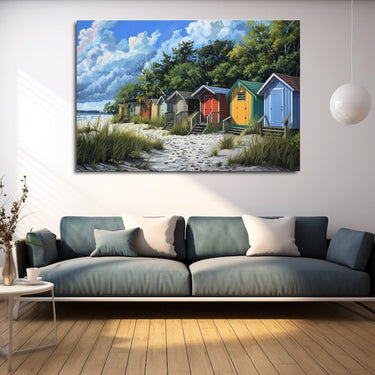 Tableau Contemporain Cabine De Plage